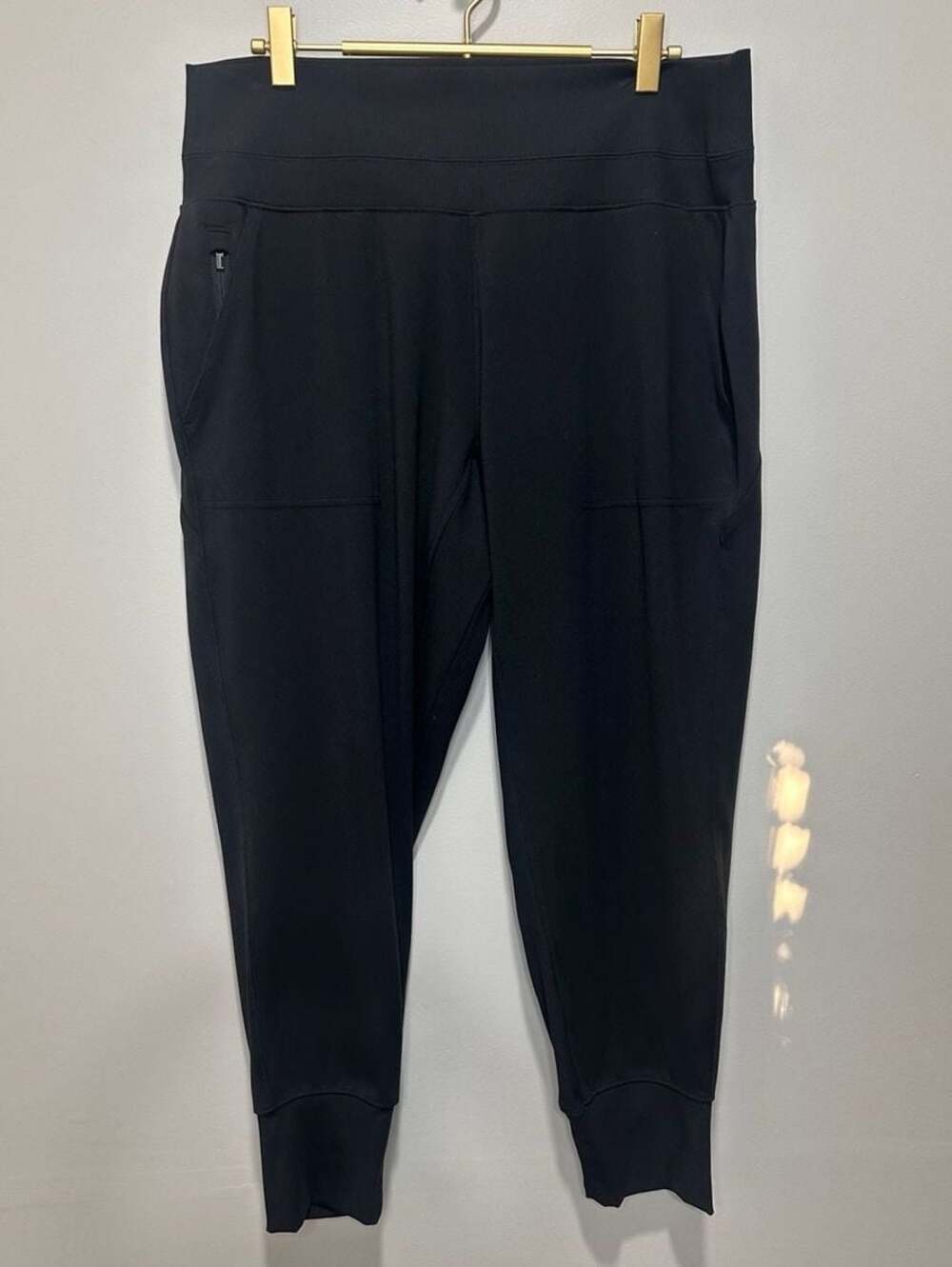 Athleta Venice High Rise Jogger Pants Black Size Large Petite